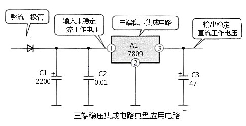 三端穩(wěn)壓管內部電路圖
