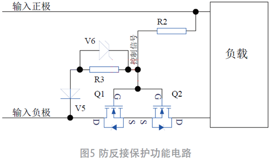過欠壓、防反接電路