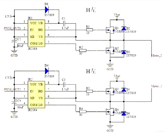 pwm驅動h橋工作原理