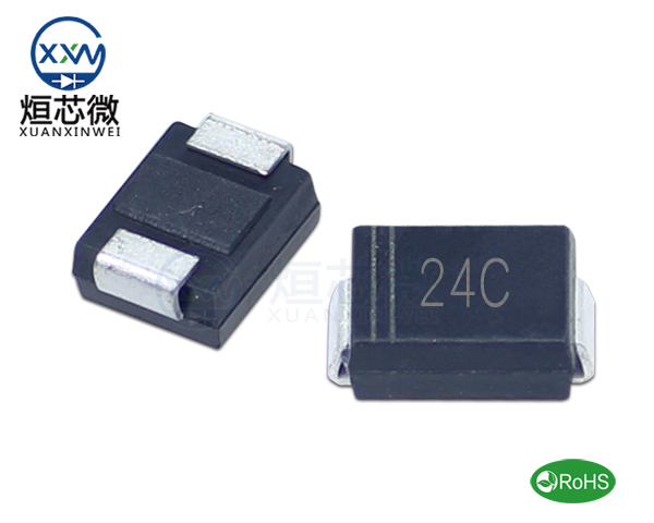 P6SMB24CA參數,TVS二極管P6SMB24CA瞬態(變)抑制二極管